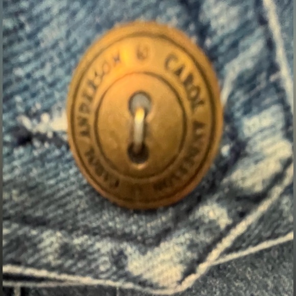 80s Mini Zip Up Denim Dress 4P - Picture 12 of 15